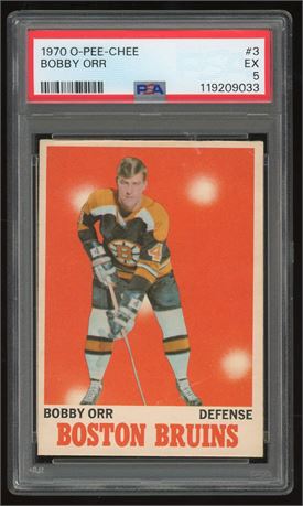 1970 O-Pee-Chee #3 Bobby Orr PSA 5 EX