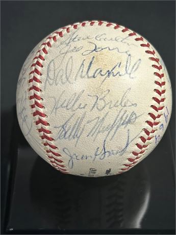 1969 St. Louis Cardinals Team Signed Ball JSA Cert (Mike Shannon Collection)