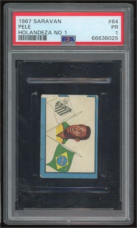 1967 Saravan #64 Pele Holandeza NO 1 PSA 1 POOR