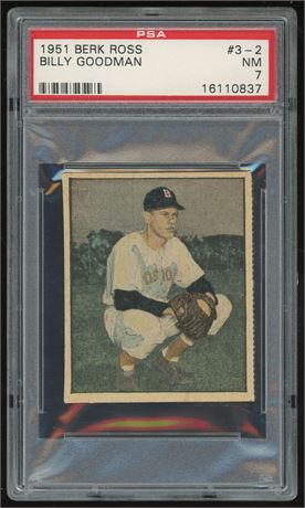 1951 Berk Ross #3-2 Billy Goodman PSA 7 NM