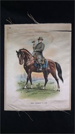 1912 S76 Large Tobacco Helmar Silk Premium #198 Gen. Robert E. Lee