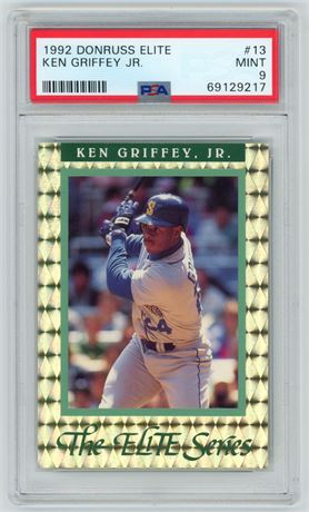 1992 Donruss Elite #13 Ken Griffey Jr 269/10,000 PSA 9 MINT
