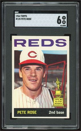 1964 Topps #125 Pete Rose SGC 6 EXMT SHARP!
