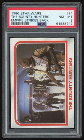 1980 Star Wars #74 The Empire Strikes Back The Bounty Hunters PSA 8 NMMT
