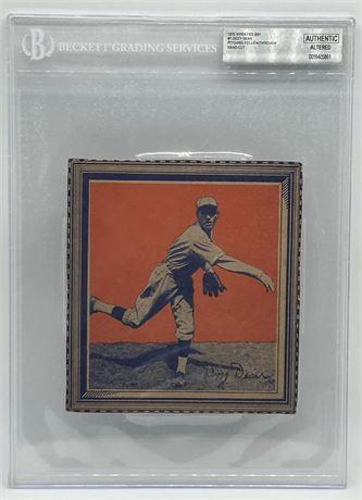 1935 Wheaties BB1 #7 Dizzy Dean HC BGS Authentic Pop 1, 2 Higher