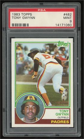 1983 Topps #482 Tony Gwynn RC PSA 9 MINT