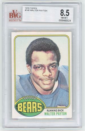 1976 Topps #148 Walter Payton RC BVG 8.5 NMMT+ (READ)