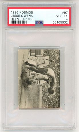 1936 Kosmos #97 Jesse Owens Olympia 1936 PSA 4 VGEX