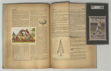 1932 Handbuch Des Sports Sanella Margarine Book w/ Babe Ruth SGC 1.5 Complete