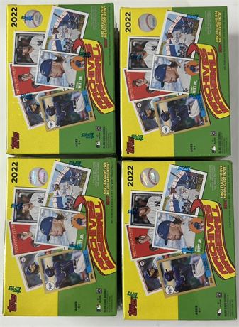 2022 Topps Archives Baseball Blaster Box Lot (4) Factory Sealed