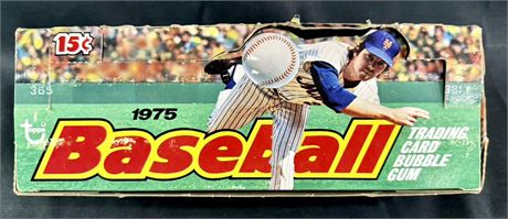 1975 Topps Baseball Wax Box 15c (Empty)