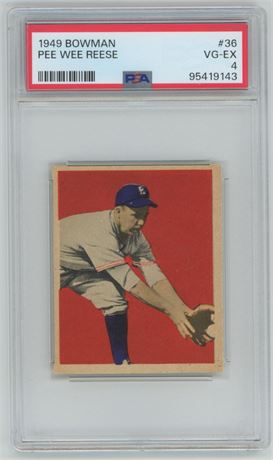 1949 Bowman #36 Pee Wee Reese PSA 4 VGEX