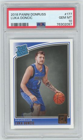 2018 Panini Donruss #177 Luka Doncic RC PSA 10 GEM MINT