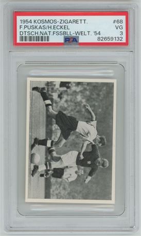 1954 Kosmos #68 F. Puskas RC PSA 3 VG Pop 1, 13 Higher