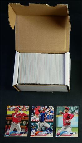 2018 Topps Update Complete Set (1-300) w/ Acuna, and Ohtani RC's