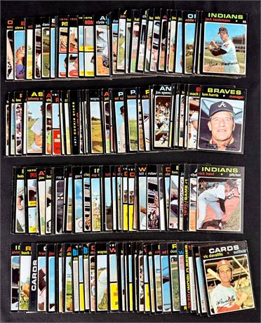 1971 Topps Baseball Set Builder Lot (150+) VGEX to EX