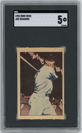 1952 Berk Ross Joe DiMaggio SGC 5 EX