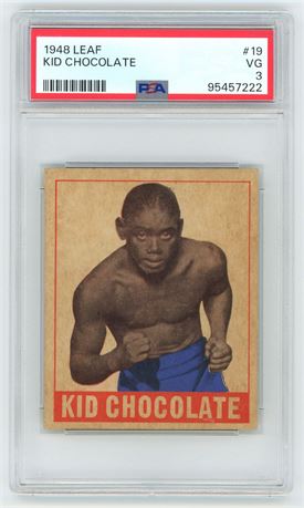 1948 Leaf #19 Kid Chocolate PSA 3 VG