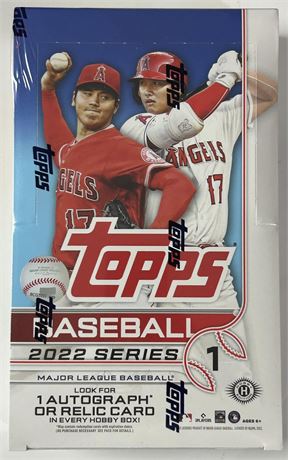 2022 Topps Baseball Series 1 Hobby Box Factory Sealed