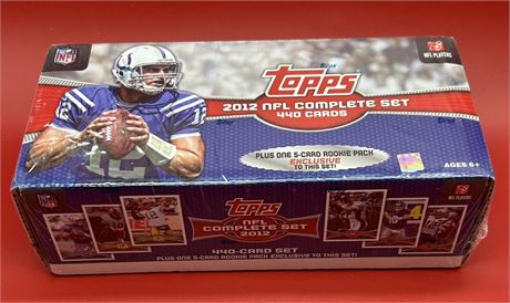 2012 Topps Football Complete Factory-Sealed Set (445 Cards)