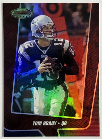 2005 Topps Bowmans Best # 9 Tom Brady 365/499 Holo (READ)
