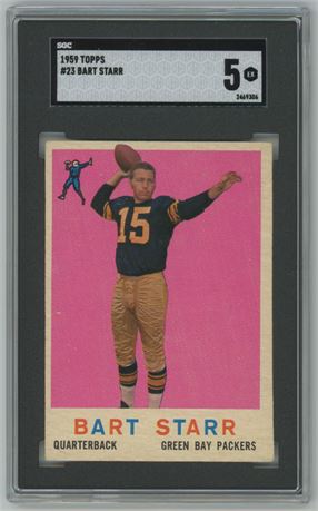 1959 Topps #23 Bart Starr SGC 5 EX