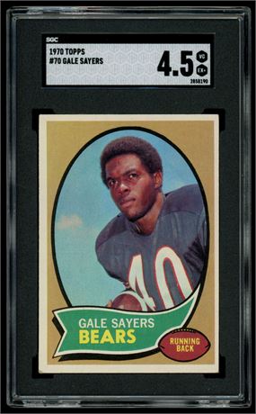 1970 Topps #70 Gale Sayers SGC 4.5