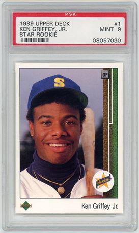 1989 Upper Deck #1 Ken Griffey Jr RC PSA 9 MINT