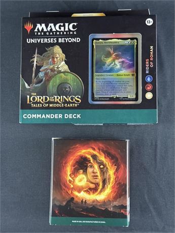 MTG: Lord of the Rings: Riders of Rohan Commander Deck w/Prerelease box