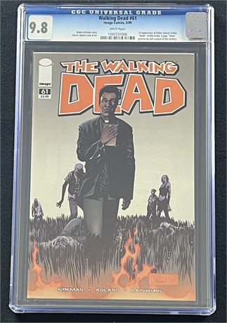 The Walking Dead #61 CGC 9.8 2009 1st App Father Gabriel