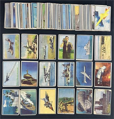 1954 Bowman Power For Peace Complete Set (1-96) Low Grade