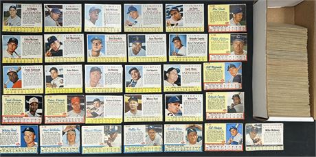 1961-1963 Post Baseball Lot (355) w/ 31 HOF LOW GRADE