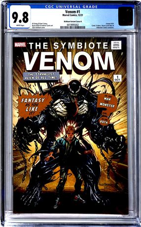 Venom #1 CGC 9.8 (2021) Kirkham Variant Cover B Exclusive