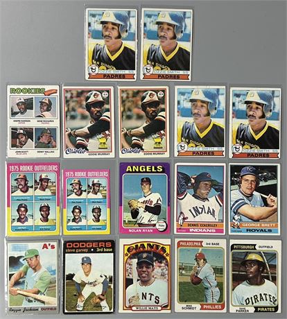 1970's Key Cards Low Grade Lot (17)