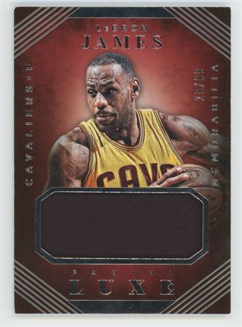 2015-16 Panini Luxe #31 Lebron James Jersey Game Worn /99