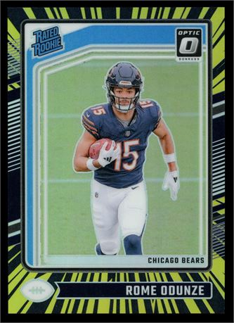2024 Panini Optic #286 Rome Odunze Rated Rookie Electricity 59/75