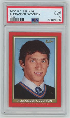 2005 Upper Deck Bee Hive #102 Alex Ovechkin Red PSA 9 MINT
