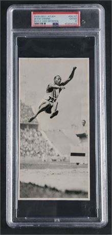 1938 Deli Atjeh #36/37 Jesse Owens Defile Der Sporten PSA 2 GOOD