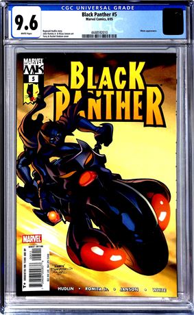 Black Panther #5 (2005) CGC 9.6 Rhino Appearance