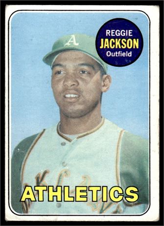 1969 Topps #260 Reggie Jackson RC VG Small Wrinkle on Back