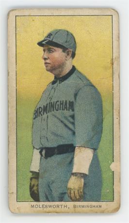 1909-11 T206 White Borders Old Mill Carelton Molesworth Low Grade (READ)