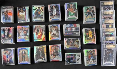2019 Panini Prizm Basketball Silver Prizm MASTER SET w/ Graded Stars/All Inserts