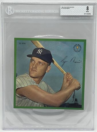 1964 Auravision Records #11 Roger Maris BGS 8 NMMT, Pop 3, 1 Higher