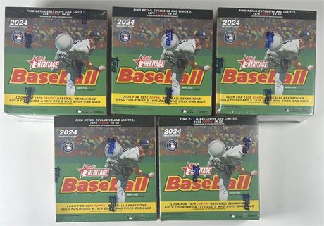 2024 Heritage Baseball Monster Box Factory Sealed Lot (5)