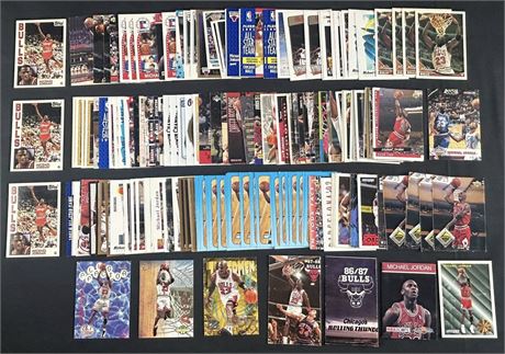 1989-2020 Basketball Michael Jordan Raw Lot (173) w/ Inserts