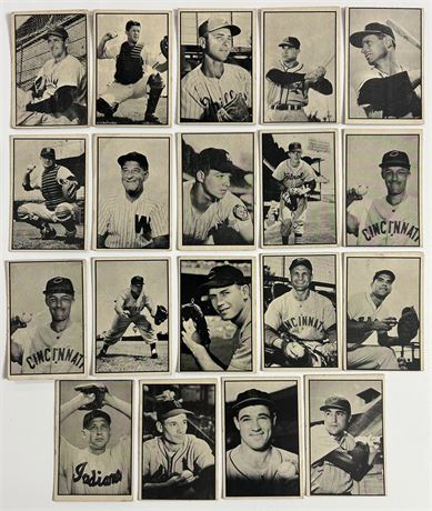 1953 Bowman Baseball Lot (19) Low Grade READ