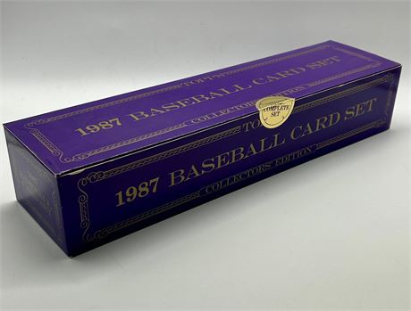 1987 Topps Tiffany Complete Sealed Set - Barry Bonds and Bo Jackson RC's