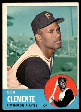 1963 Topps #540 Hi# Roberto Clemente VG READ