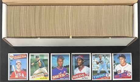 1985 Topps Complete Set (792/792) NM-NMMT