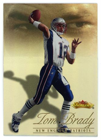 2000 Fleer Showcase #136 Tom Brady RC 667/2000 Prospect Showcase
